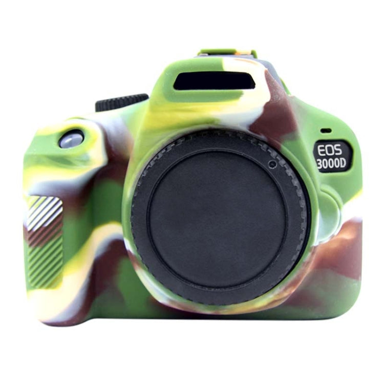 PULUZ Soft Silicone Protective Case for Canon EOS 3000D / 4000D(Camouflage) - free shipping - PMC TechLife - Order now!