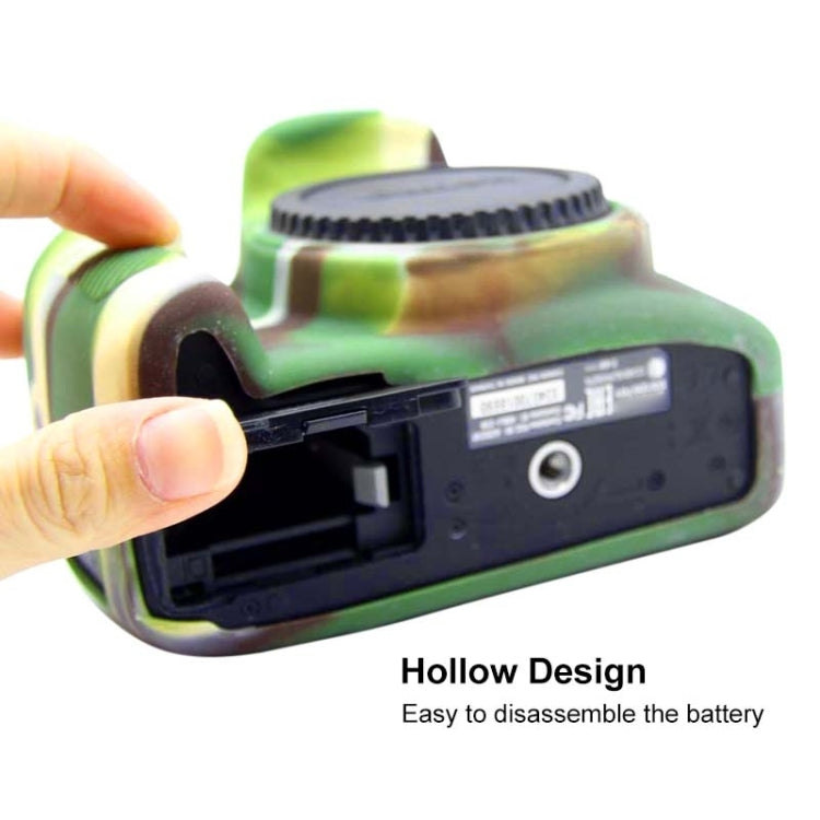 PULUZ Soft Silicone Protective Case for Canon EOS 3000D / 4000D(Camouflage) - free shipping - PMC TechLife - Order now!