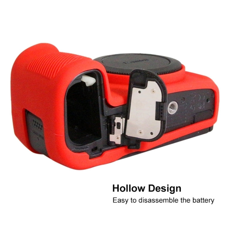 PULUZ Soft Silicone Protective Case for Canon EOS R(Red) - Protective Case by PULUZ | Online Shopping South Africa | PMC TechLife | Buy Now Pay Later Mobicred
