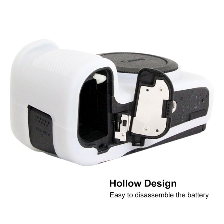 PULUZ Soft Silicone Protective Case for Canon EOS R(White) - free shipping - PMC TechLife - Order now!