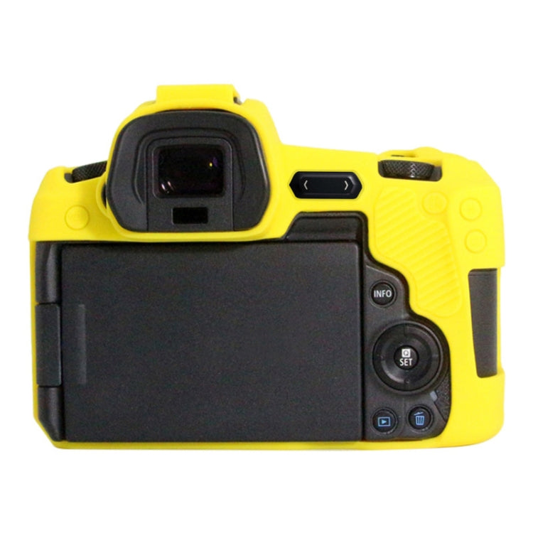 PULUZ Soft Silicone Protective Case for Canon EOS R(Yellow) - Protective Case by PULUZ | Online Shopping South Africa | PMC TechLife | Buy Now Pay Later Mobicred