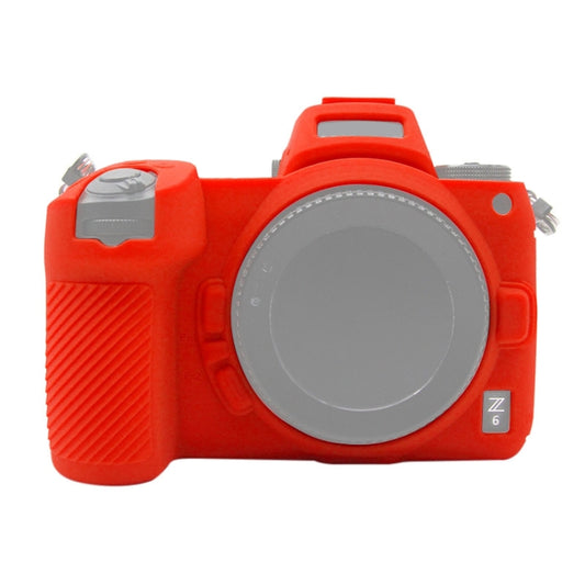 PULUZ Soft Silicone Protective Case for Nikon Z6 / Z7(Red) - Protective Case by PULUZ | Online Shopping South Africa | PMC Jewellery | Buy Now Pay Later Mobicred