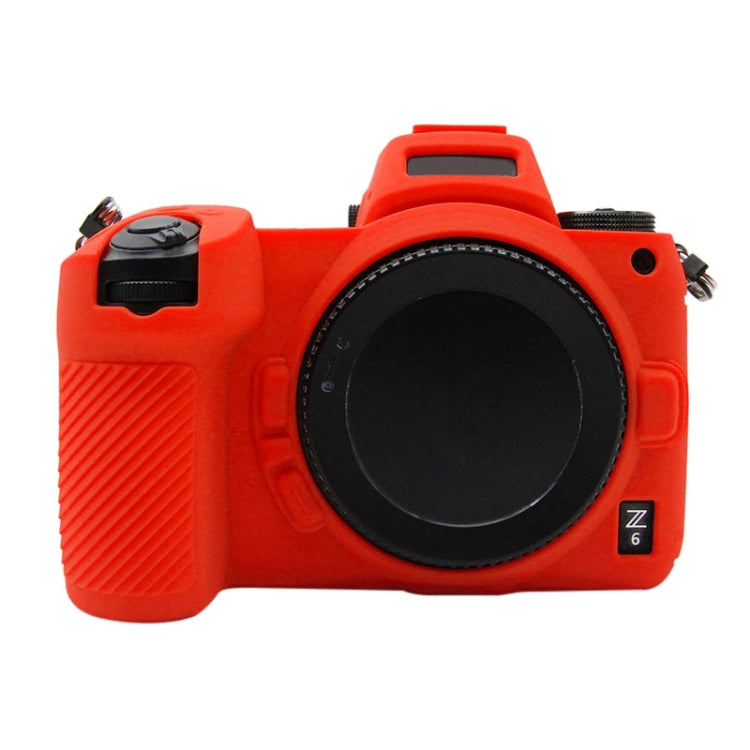 PULUZ Soft Silicone Protective Case for Nikon Z6 / Z7(Red) - Protective Case by PULUZ | Online Shopping South Africa | PMC Jewellery | Buy Now Pay Later Mobicred