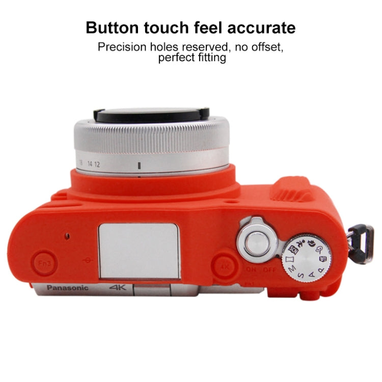 PULUZ Soft Silicone Protective Case for Panasonic Lumix GF10(Red) - Protective Case by PULUZ | Online Shopping South Africa | PMC Jewellery | Buy Now Pay Later Mobicred