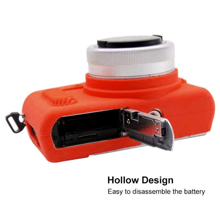 PULUZ Soft Silicone Protective Case for Panasonic Lumix GF10(Red) - Protective Case by PULUZ | Online Shopping South Africa | PMC TechLife | Buy Now Pay Later Mobicred