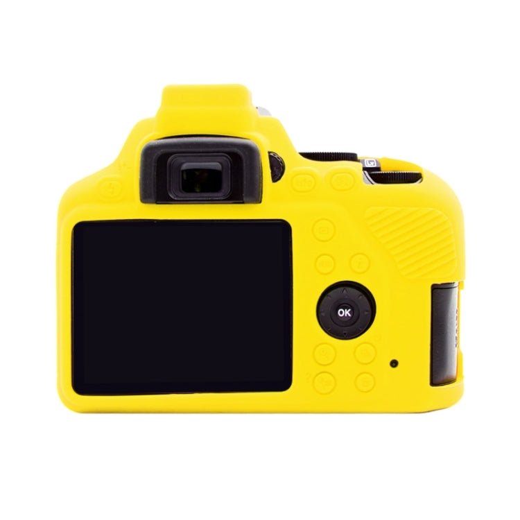 PULUZ Soft Silicone Protective Case for Nikon D3500(Yellow) - Protective Case by PULUZ | Online Shopping South Africa | PMC TechLife | Buy Now Pay Later Mobicred
