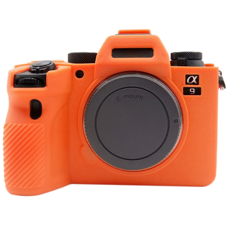 PULUZ Soft Silicone Protective Case for Sony ILCE-9M2/ Alpha 9 II / A92(Orange) - Protective Case by PULUZ | Online Shopping South Africa | PMC TechLife | Buy Now Pay Later Mobicred