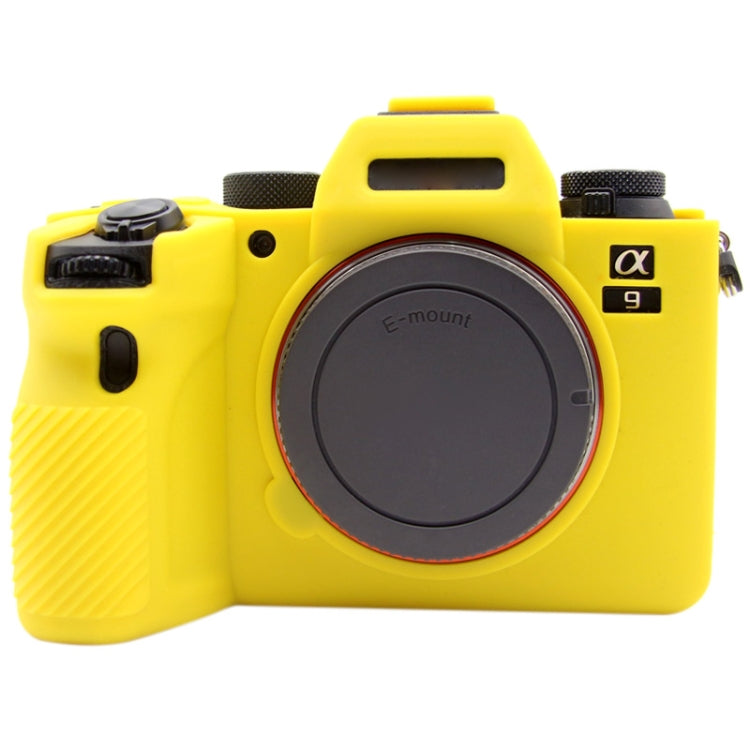 PULUZ Soft Silicone Protective Case for Sony ILCE-9M2/ Alpha 9 II / A92(Yellow) - Protective Case by PULUZ | Online Shopping South Africa | PMC TechLife | Buy Now Pay Later Mobicred