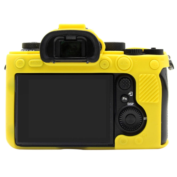 PULUZ Soft Silicone Protective Case for Sony ILCE-9M2/ Alpha 9 II / A92(Yellow) - Protective Case by PULUZ | Online Shopping South Africa | PMC TechLife | Buy Now Pay Later Mobicred