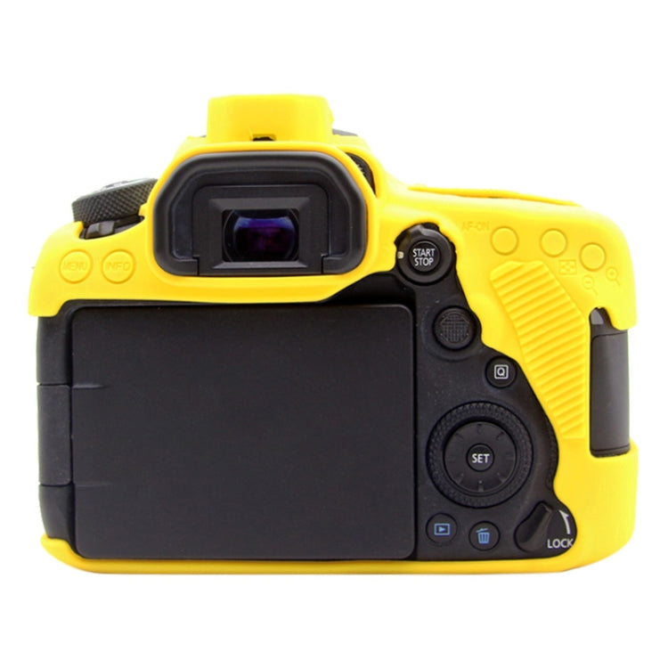 PULUZ Soft Silicone Protective Case for Canon EOS 90D(Yellow) - free shipping - PMC TechLife - Order now!