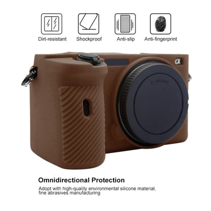 PULUZ Soft Silicone Protective Case for Sony A6600 / ILCE-6600(Coffee) - Protective Case by PULUZ | Online Shopping South Africa | PMC Jewellery | Buy Now Pay Later Mobicred