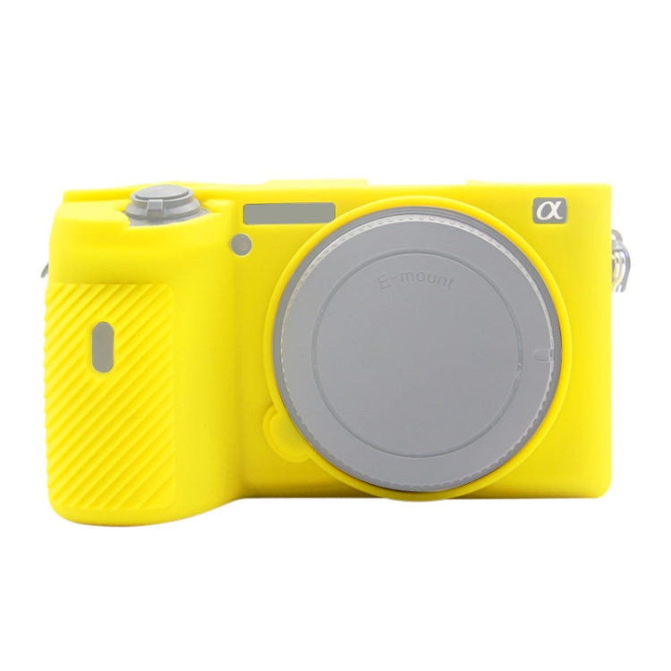 PULUZ Soft Silicone Protective Case for Sony A6600 / ILCE-6600(Yellow) - Protective Case by PULUZ | Online Shopping South Africa | PMC TechLife | Buy Now Pay Later Mobicred