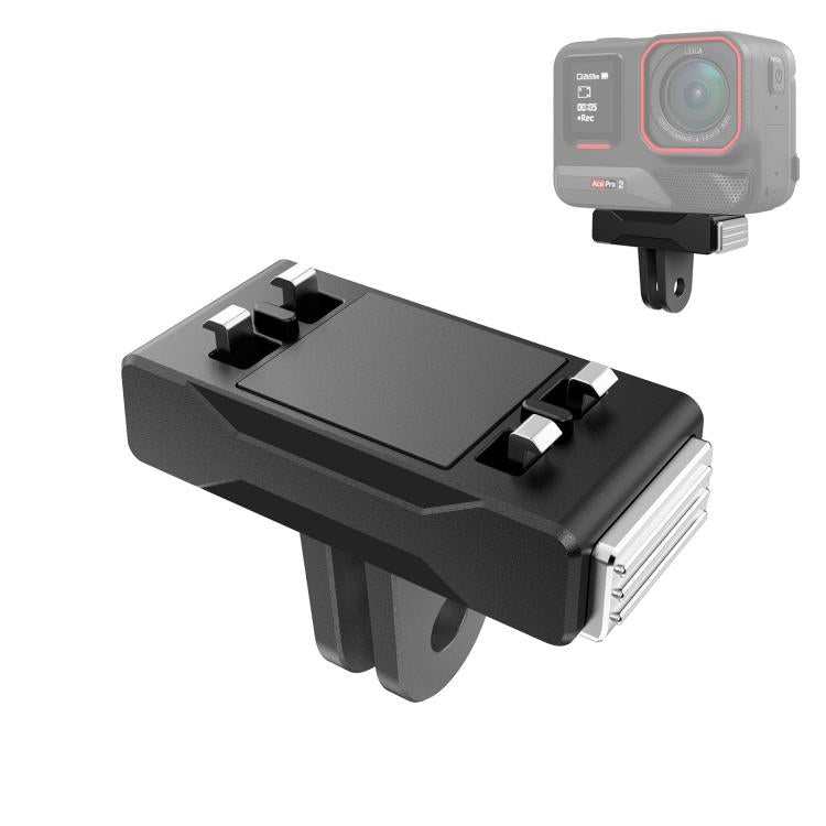 For Insta360 X5 / Ace Pro / Ace Pro 2 PULUZ Magnetic Quick Release Base Mount (Black) - free shipping - PMC TechLife - Order now!