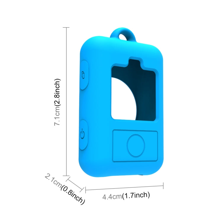 PULUZ Silicone Protective Case for Insta360 One X / X2 / X3 / RS Remote Control(Blue) - Case & Bags by PULUZ | Online Shopping South Africa | PMC Jewellery