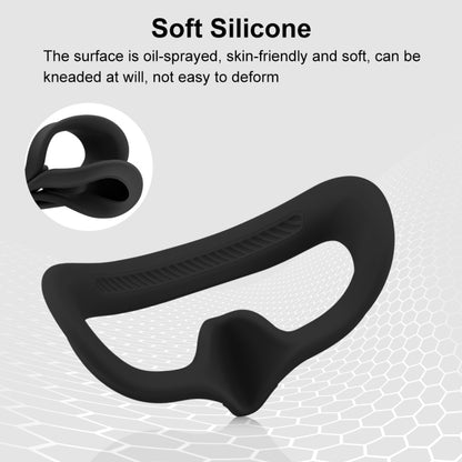 For DJI Avata Goggles 2 PULUZ Flying Eye Mask Silicone Protective Case(Black) -  by PULUZ | Online Shopping South Africa | PMC Jewellery