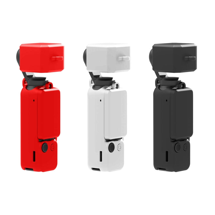 For DJI OSMO Pocket 3 PULUZ  3 in 1 Silicone Cover Case Set (Red) - Case & Bags by PULUZ | Online Shopping South Africa | PMC TechLife | Buy Now Pay Later Mobicred