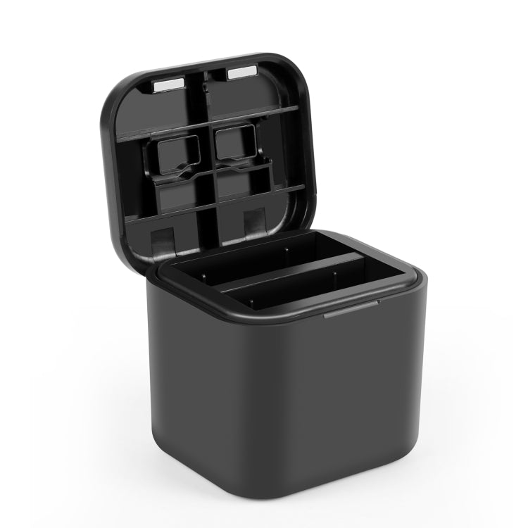 For Insta360 Ace Pro 2 / Pro 1 / Ace PULUZ Battery Charging Box Battery & Memory Card Storage Case (Black) - Others by PULUZ | Online Shopping South Africa | PMC TechLife | Buy Now Pay Later Mobicred
