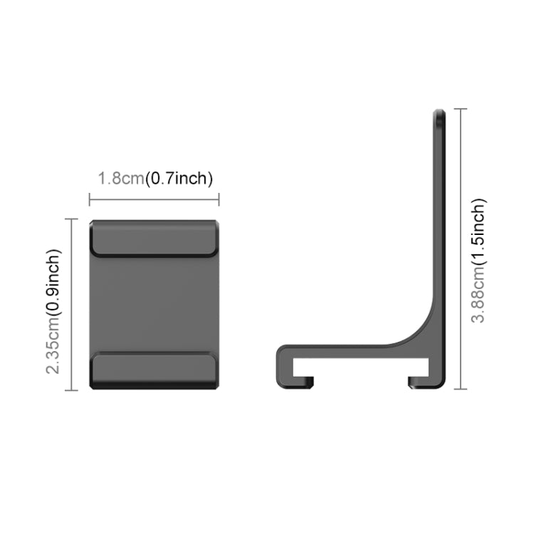 For Insta360 X5 / X4 / X3 / One X2 PULUZ Selfie Stick Cold Shoe Extension Bracket (Black) - Mount & Holder by PULUZ | Online Shopping South Africa | PMC TechLife | Buy Now Pay Later Mobicred