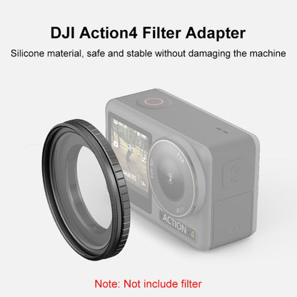For DJI Action 4 PULUZ Filter Holder Metal Protective Filter Frame (Black) -  by PULUZ | Online Shopping South Africa | PMC Jewellery | Buy Now Pay Later Mobicred
