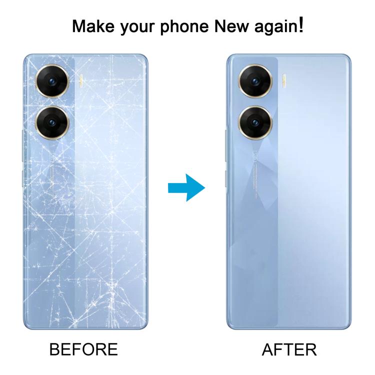 For vivo V29e India Original Battery Back Cover with Camera Lens(Red) - free shipping - PMC TechLife - Order now!