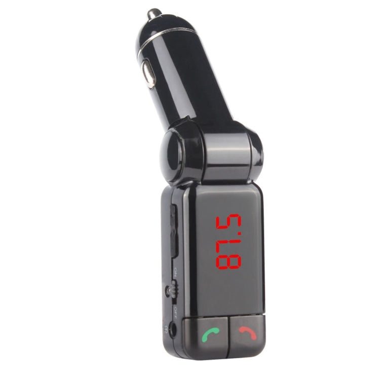 BC-06 Bluetooth Car Kit FM Transmitter Car MP3 Player with LED Display 2 USB Charger & Handsfree Function(Black) - Bluetooth Car Kits by PMC Jewellery | Online Shopping South Africa | PMC Jewellery | Buy Now Pay Later Mobicred