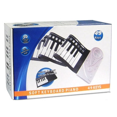 Portable Roll-up 49-Key Soft Keyboard Piano - Keyboard Instruments Accessories by PMC Jewellery | Online Shopping South Africa | PMC Jewellery | Buy Now Pay Later Mobicred