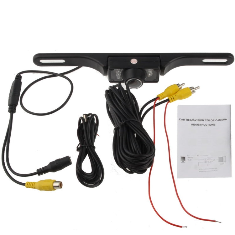 LED Sensor Car Rear View Camera, Support Color Lens / 135 Degree Viewable / Waterproof & Night Sensor Function (E300)(Black) - Rear View Cameras by PMC TechLife | Online Shopping South Africa | PMC TechLife | Buy Now Pay Later Mobicred
