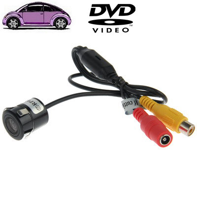 Waterproof Wired Punch DVD Rear View Camera With Scaleplate , Support Installed in Car DVD Navigator or Car Monitor , Wide Viewing Angle: 170 degree (WD004)(Black) - Rear View Cameras by PMC Jewellery | Online Shopping South Africa | PMC Jewellery | Buy Now Pay Later Mobicred