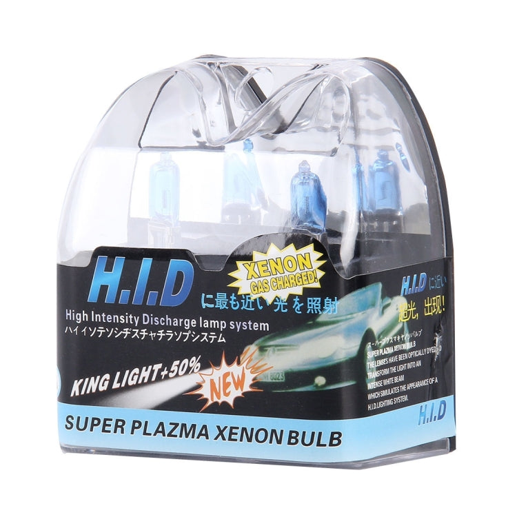 Halogen Bulb, Super White Car Headlight Bulb, 12 V / 55W, 6000K 1700 LM (Pair) - Halogen Lights by PMC TechLife | Online Shopping South Africa | PMC TechLife | Buy Now Pay Later Mobicred