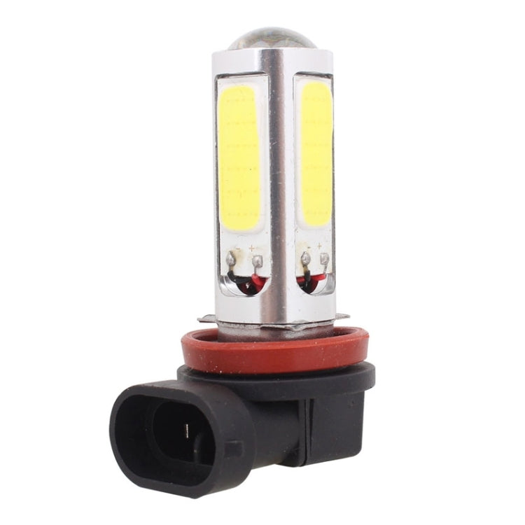 2PCS H11 1250LM 20W + 5W 5 x COB LED White Light Car Front Fog Lamp Bulb, DC 12V - Fog / Driving Lights by PMC Jewellery | Online Shopping South Africa | PMC Jewellery | Buy Now Pay Later Mobicred