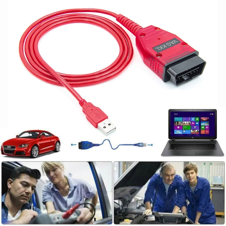 USB 2.0 Diagnostic Cable KKL VAG-COM for VW / Audi 409.1 - Cables & Connectors by PMC TechLife | Online Shopping South Africa | PMC TechLife | Buy Now Pay Later Mobicred