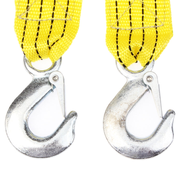 3 Tons Vehicle Towing Cable Rope, Length: 3m(Yellow) - Towing Bars by PMC TechLife | Online Shopping South Africa | PMC TechLife | Buy Now Pay Later Mobicred