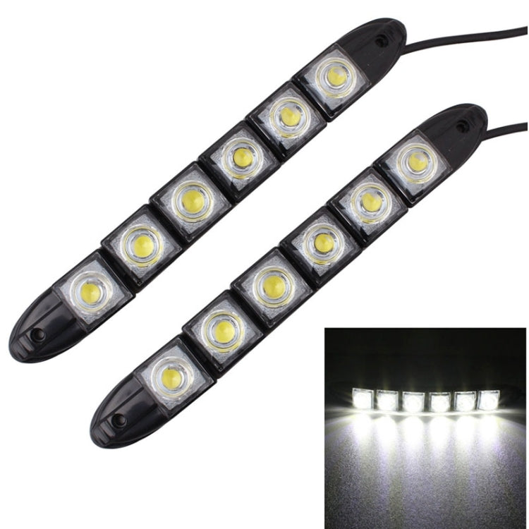 MZ 3W 2 PCS 160LM 6 LED SMD 5050 Flexible Snake LED Car Daytime Running Lights, DC 12V - Running Lights by PMC Jewellery | Online Shopping South Africa | PMC Jewellery | Buy Now Pay Later Mobicred