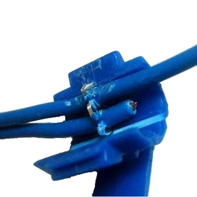 100pcs Cable Clip, Adapt to Line Diameter: 0.8-2.0mm(Blue) - Cable Ties & Organizers by PMc TechLife | Online Shopping South Africa | PMc TechLife | Buy Now Pay Later Mobicred