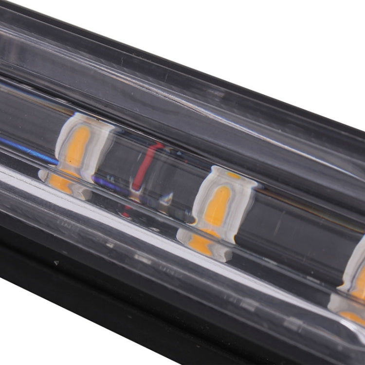 12W 720LM 4-LED Yellow Light 18 Flash Patterns Car Strobe Emergency Warning Light Lamp, DC 12V - Warning Lights by PMC TechLife | Online Shopping South Africa | PMC TechLife | Buy Now Pay Later Mobicred