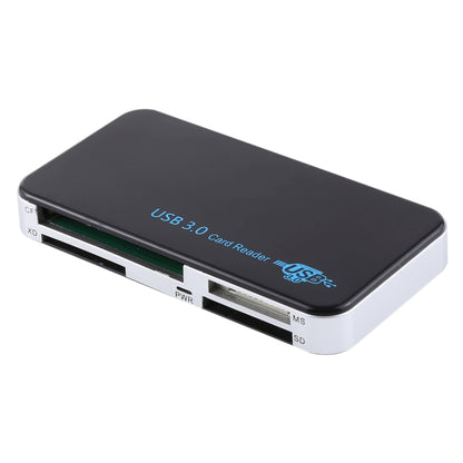 USB 3.0 Card Reader, Super Speed 5Gbps, Support CF / SD / TF / M2 / XD / MS Card, Plastic Shell -  by PMC Jewellery | Online Shopping South Africa | PMC Jewellery | Buy Now Pay Later Mobicred