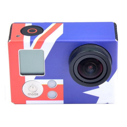 Retro AU Flag Pattern Case Sticker for GoPro HERO3+ /3 - Stickers by PMC Jewellery | Online Shopping South Africa | PMC Jewellery | Buy Now Pay Later Mobicred