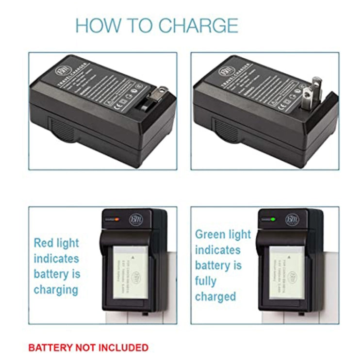 2 in 1 Digital Camera Battery Charger for Panasonic 2E/ V11U/ 12U22U(Black) - free shipping - PMC TechLife - Order now!