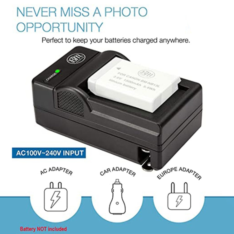 2 in 1 Digital Camera Battery Charger for Panasonic 2E/ V11U/ 12U22U(Black) - free shipping - PMC TechLife - Order now!