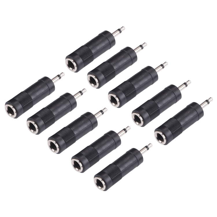 3.5mm Male to 6.35mm Female Mono Sound Converters Adapters (100 Pcs in One Package, the Price is for 100 Pcs) - Connectors & Terminals by PMC Jewellery | Online Shopping South Africa | PMC Jewellery