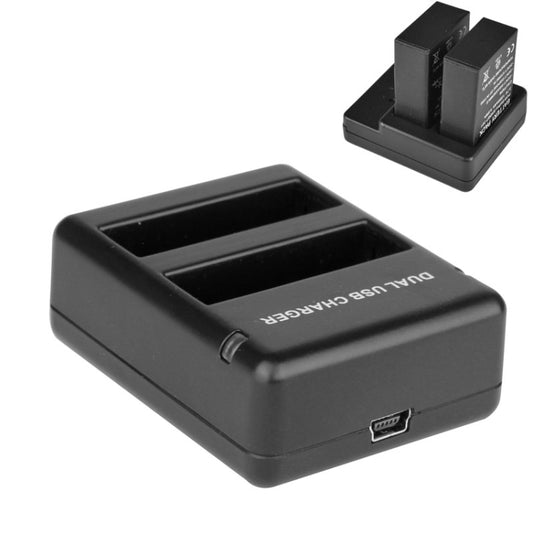 USB Dual Battery Travel Charger for GoPro HERO4 (AHDBT-401)(Black) - Charger by PMC Jewellery | Online Shopping South Africa | PMC Jewellery | Buy Now Pay Later Mobicred