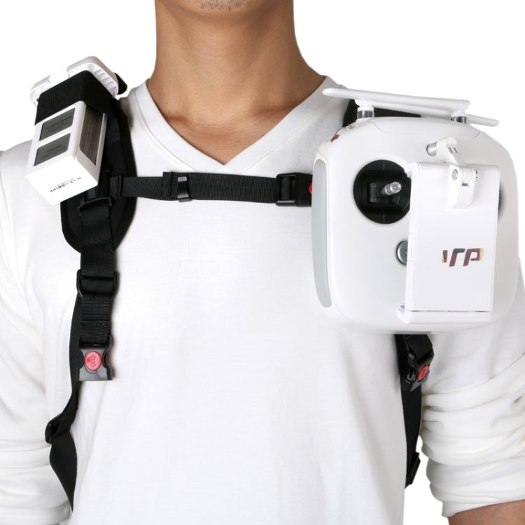 Shoulder Backpack Carry Case Multipurpose Bag Neck Strap Belt for Dji Phantom 3 / 2 / 1 / Vision+, Carry Available for Quadcopter, Remote Controller, Battery, Propellers(Black) -  by PMC TechLife | Online Shopping South Africa | PMC TechLife | Buy Now Pay Later Mobicred