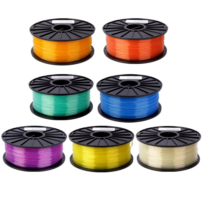 PLA 3.0 mm Transparent 3D Printer Filaments, about 115m(Transparent) - Consumables by PMC Jewellery | Online Shopping South Africa | PMC Jewellery | Buy Now Pay Later Mobicred