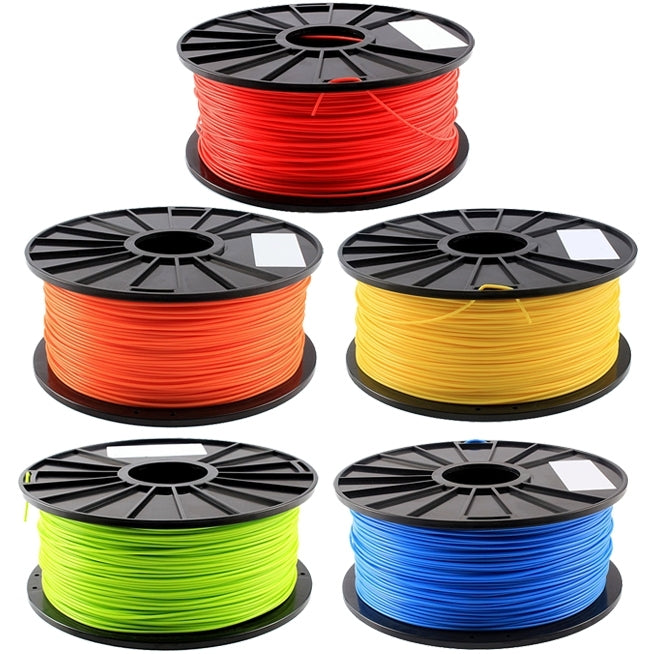 PLA 1.75 mm Fluorescent 3D Printer Filaments, about 345m(Orange) - Consumables by PMC TechLife | Online Shopping South Africa | PMC TechLife | Buy Now Pay Later Mobicred