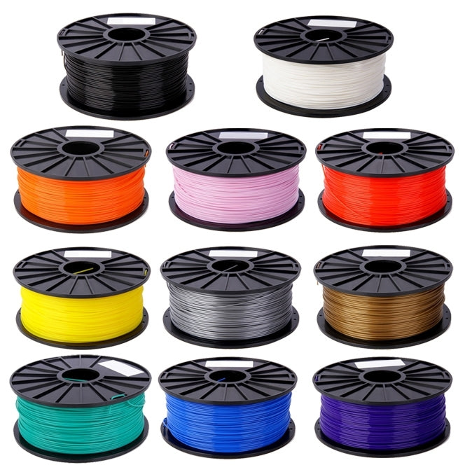 PLA 3.0 mm Color Series 3D Printer Filaments, about 115m(Yellow) - Consumables by PMC TechLife | Online Shopping South Africa | PMC TechLife | Buy Now Pay Later Mobicred