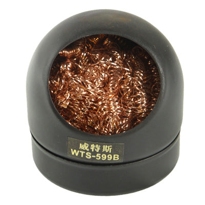 Soldering Iron Tip Cleaner (Tip Cleaning Wire + Base)(Black) - Others by PMC TechLife | Online Shopping South Africa | PMC TechLife