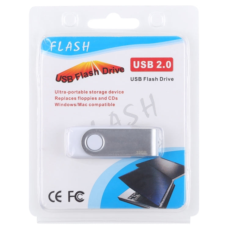 32GB Twister USB 2.0 Flash Disk(White) - USB Flash Drives by PMc TechLife | Online Shopping South Africa | PMc TechLife | Buy Now Pay Later Mobicred