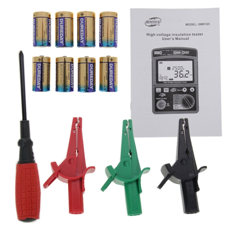 BENETECH GM3123 High Voltage Insulation Tester - free shipping - PMC TechLife - Order now!