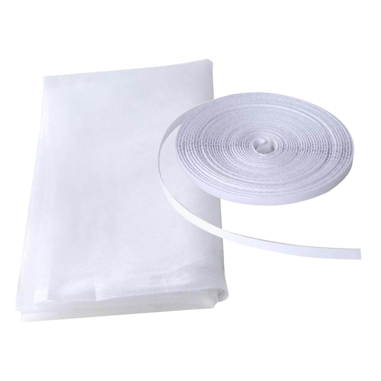 DIY Polyester Fly Screen/ Window Screen Hook and Loop Fastener Mosquito Net(White) - Door & Window Films by PMC TechLife | Online Shopping South Africa | PMC TechLife
