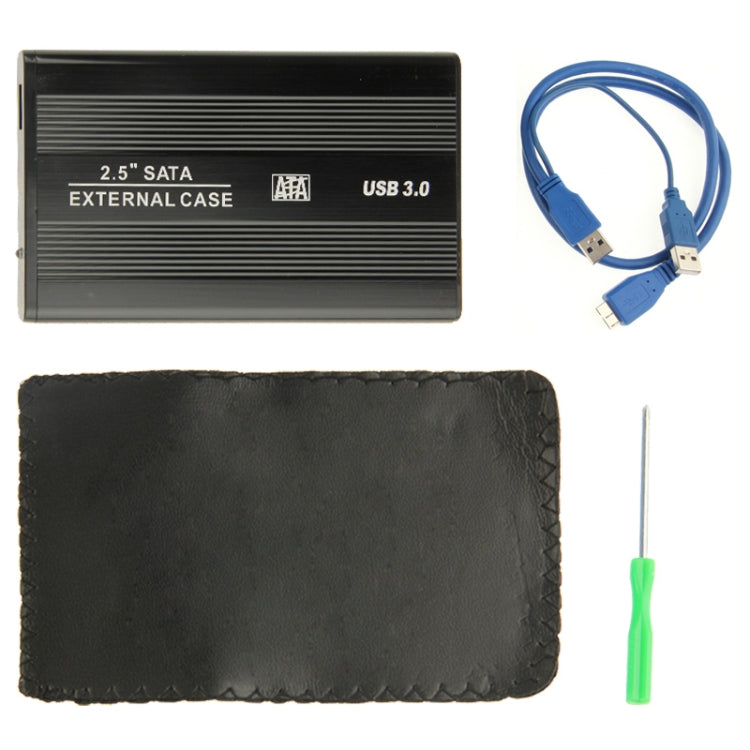 High Speed 2.5 inch HDD SATA External Case, Support USB 3.0(Black) - HDD Enclosure by PMC TechLife | Online Shopping South Africa | PMC TechLife | Buy Now Pay Later Mobicred